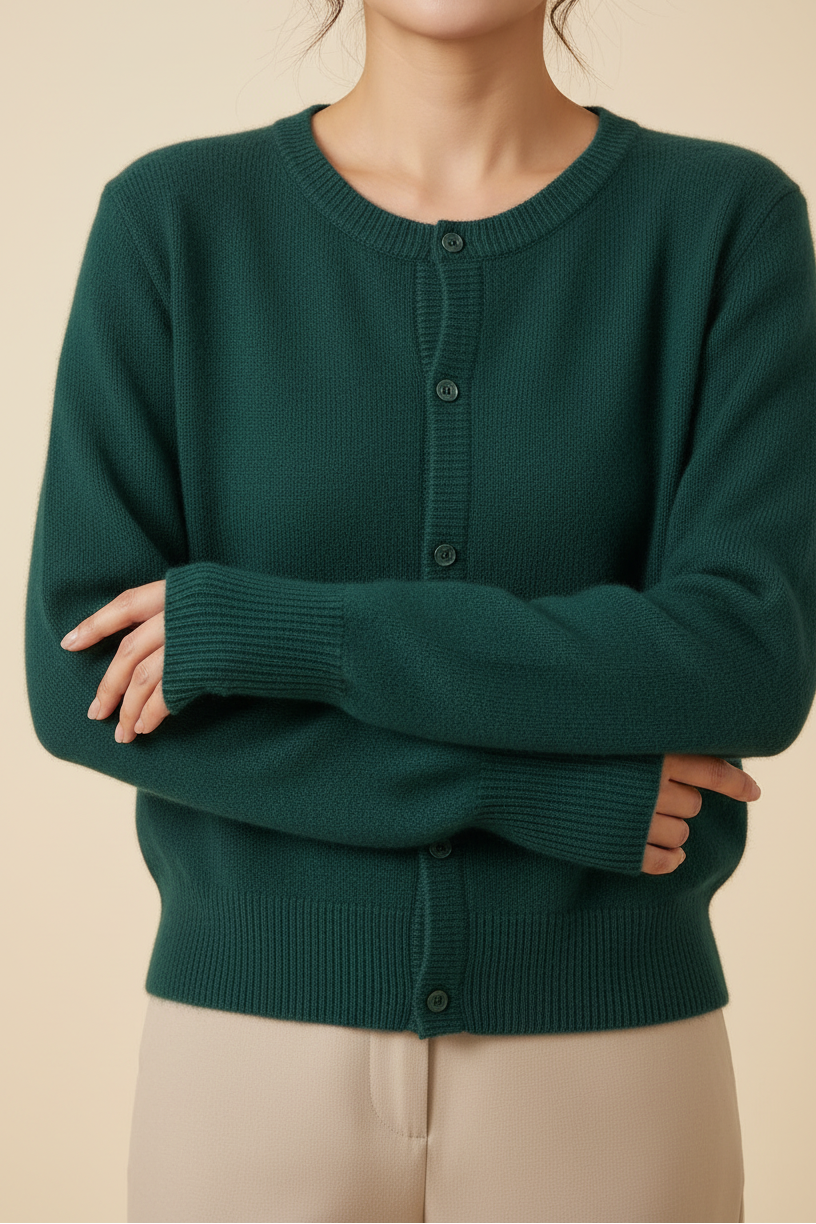 Soft Knit Button Front Cardigan