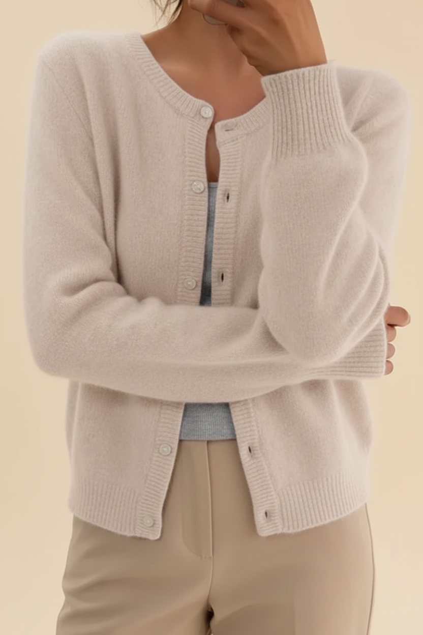 Soft Knit Button Front Cardigan