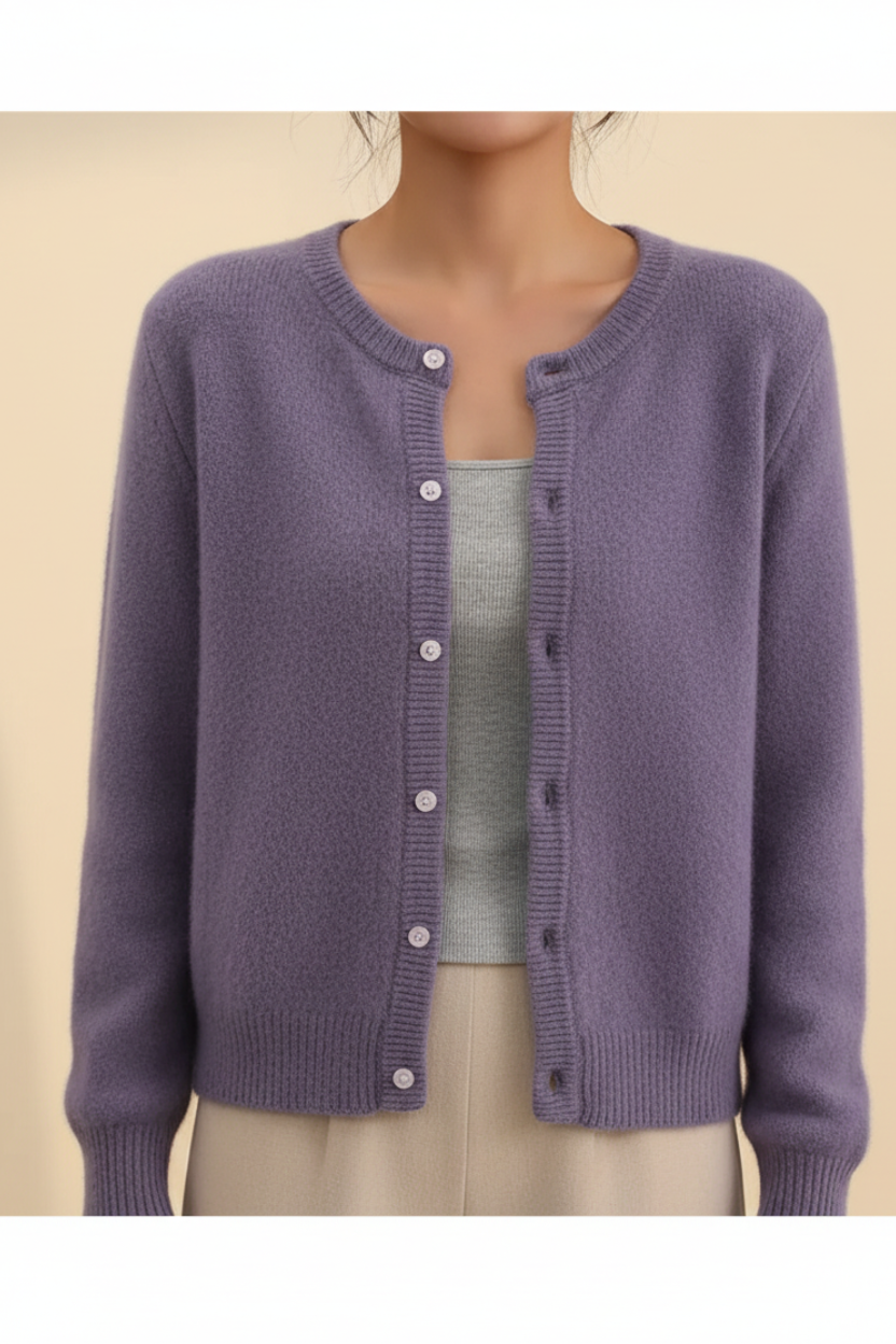 Soft Knit Button Front Cardigan
