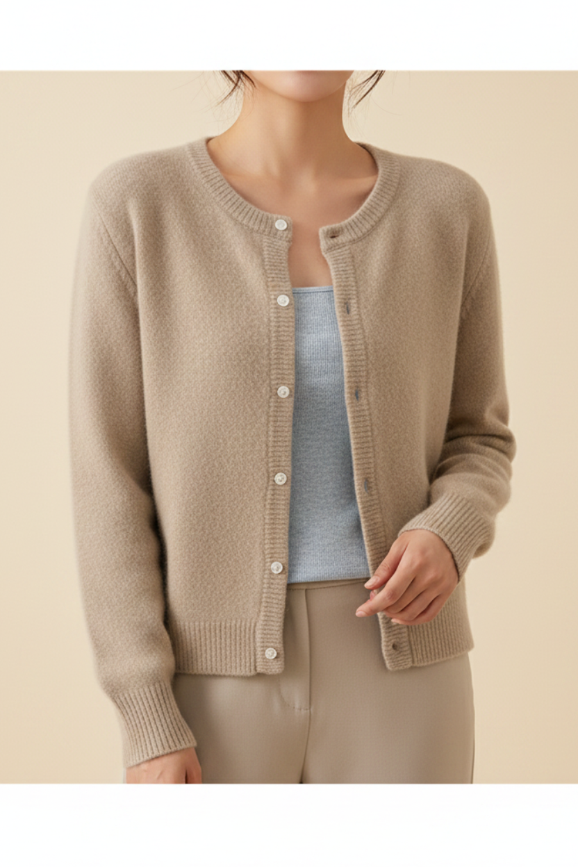 Soft Knit Button Front Cardigan
