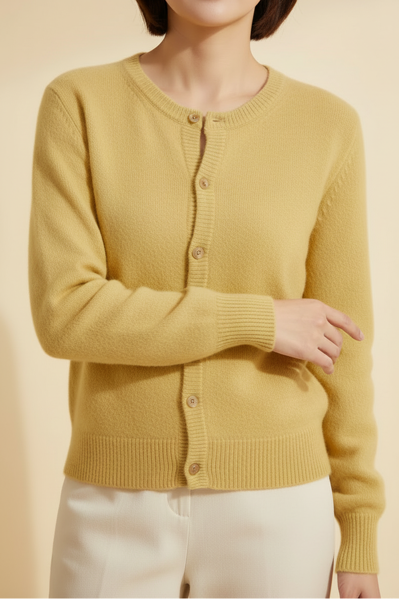 Soft Knit Button Front Cardigan