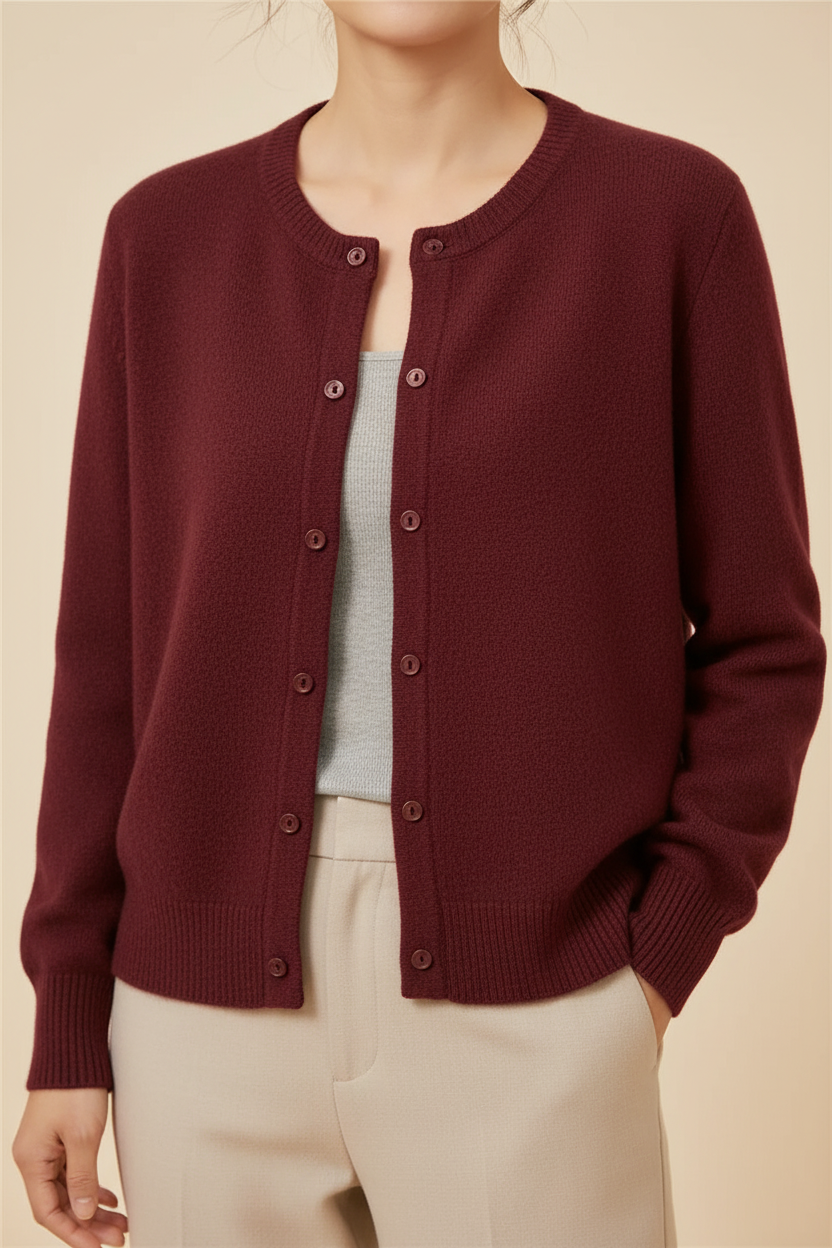 Soft Knit Button Front Cardigan