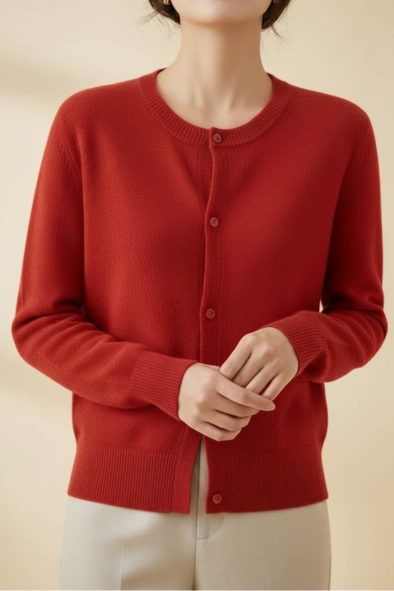 Soft Knit Button Front Cardigan