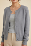 Soft Knit Button Front Cardigan