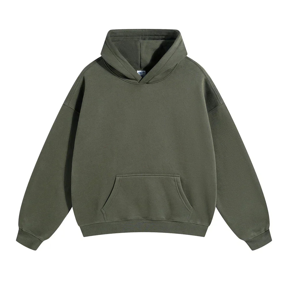 Oversized Fleece Pullover Hoodie