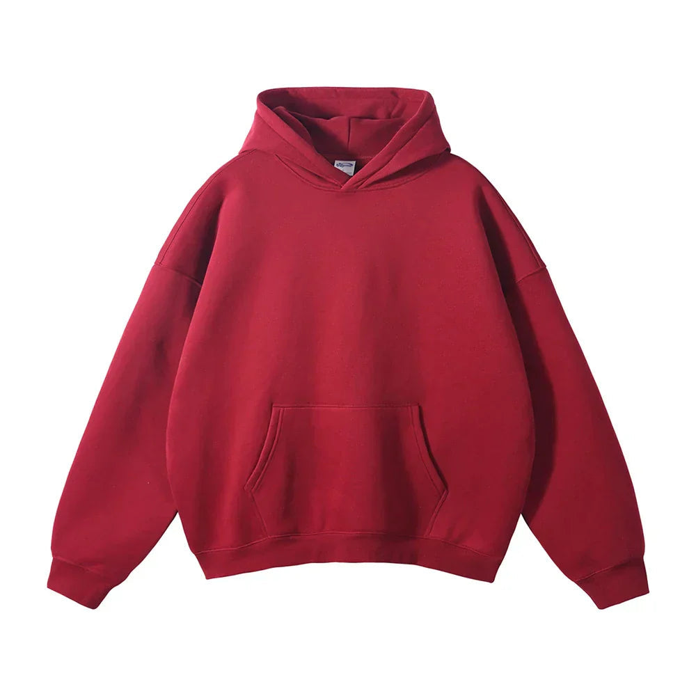Oversized Fleece Pullover Hoodie