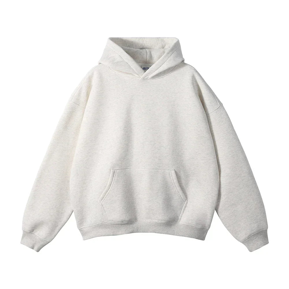 Oversized Fleece Pullover Hoodie
