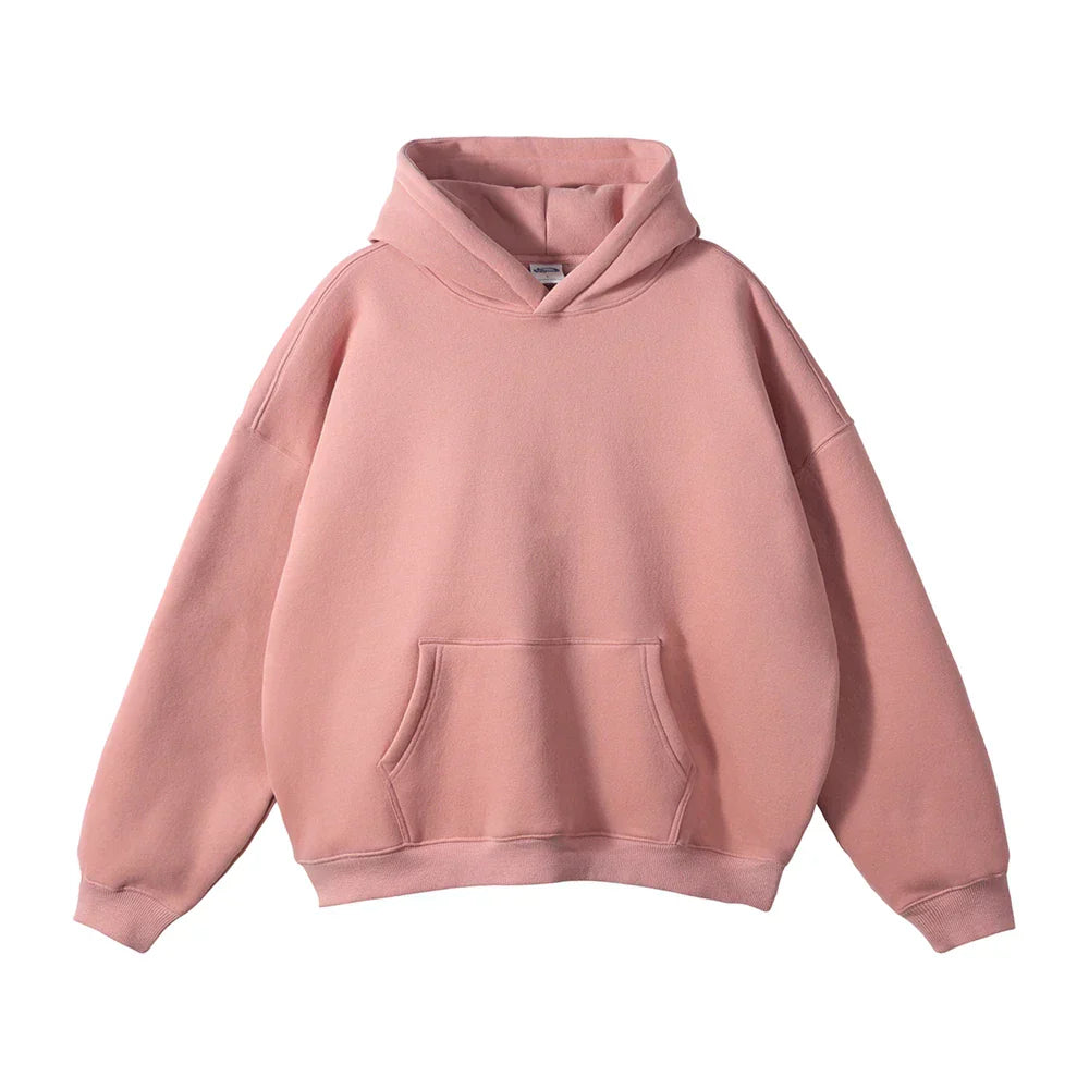 Oversized Fleece Pullover Hoodie