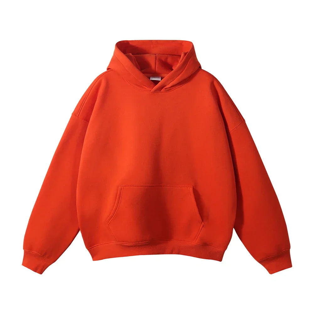 Oversized Fleece Pullover Hoodie