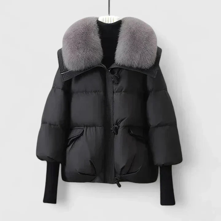 Faux Fur Collar Winter Jacket