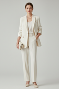 Tailored Blazer Straight Leg Trouser Set