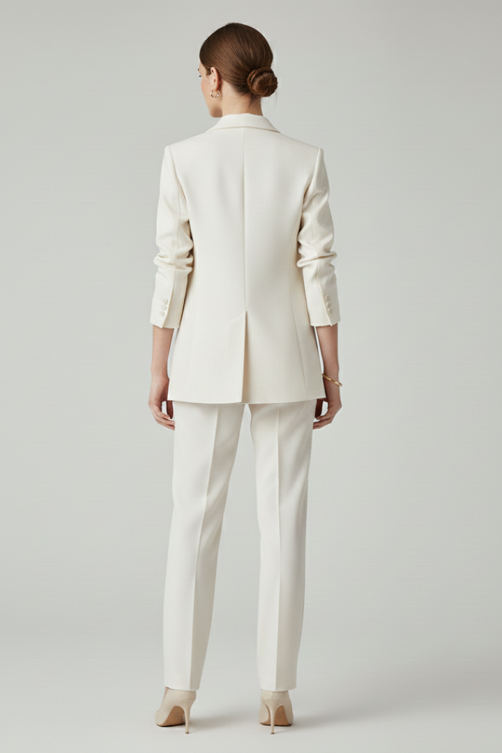 Tailored Blazer Straight Leg Trouser Set