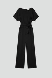 Women’s Tie-Belt Wide-Leg Classic Jumpsuit
