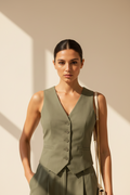 Tailored Vest & Shorts Co-Ord Set