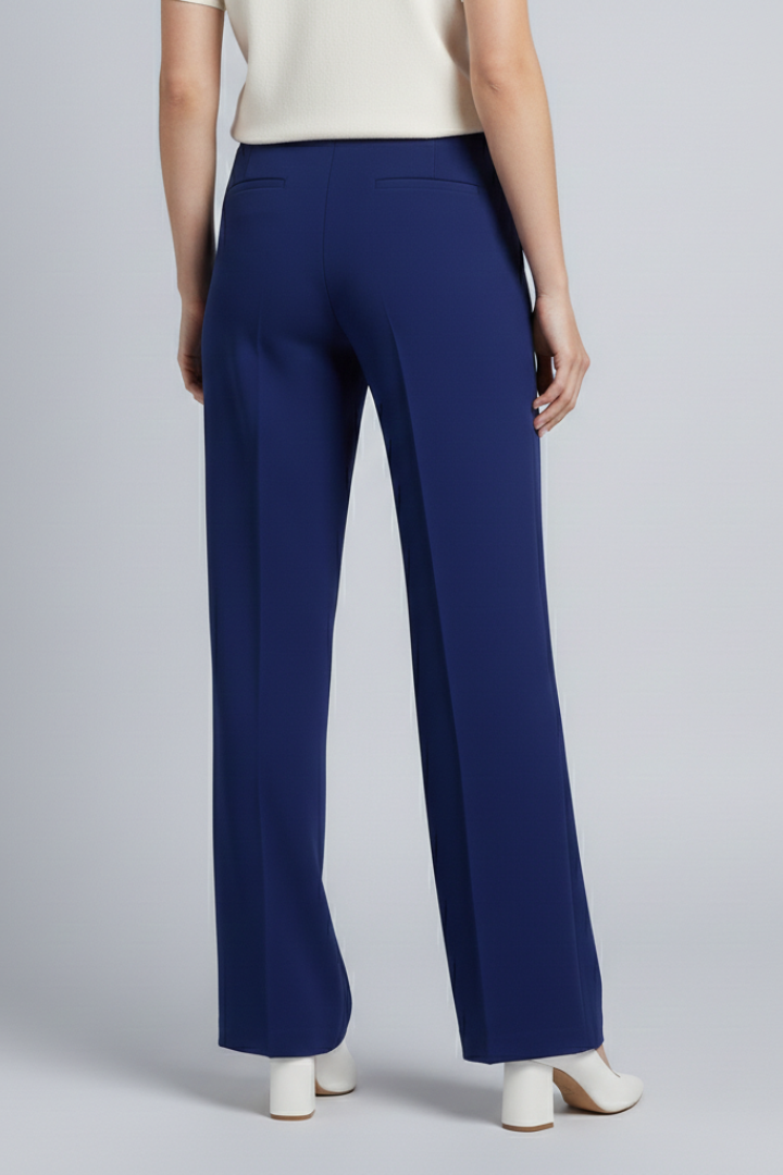 High Waist Pleated Palazzo Trousers