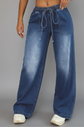 High Waist Wide Leg Trousers