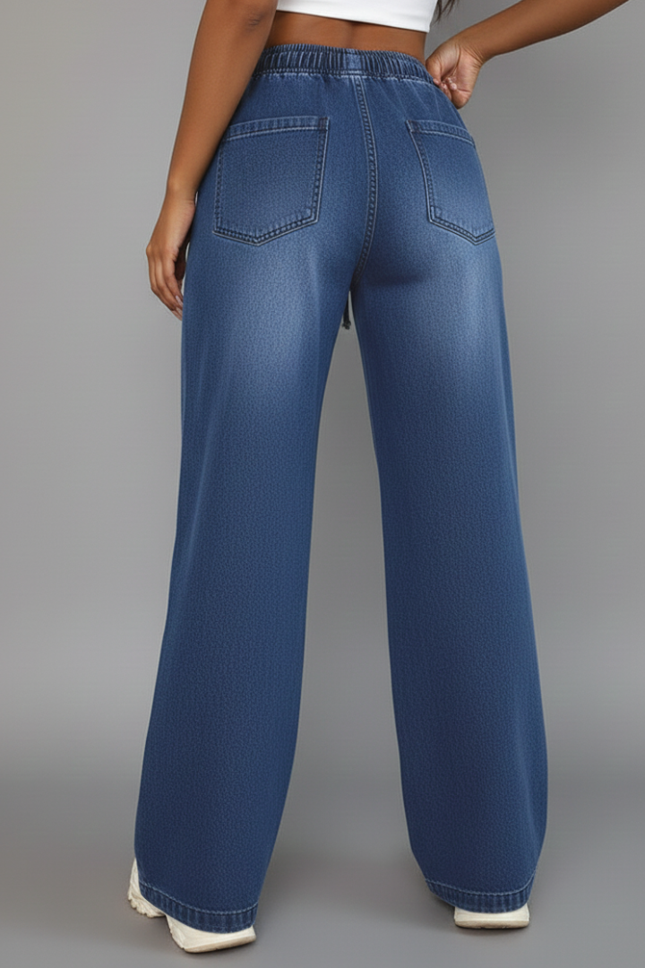 High Waist Wide Leg Trousers