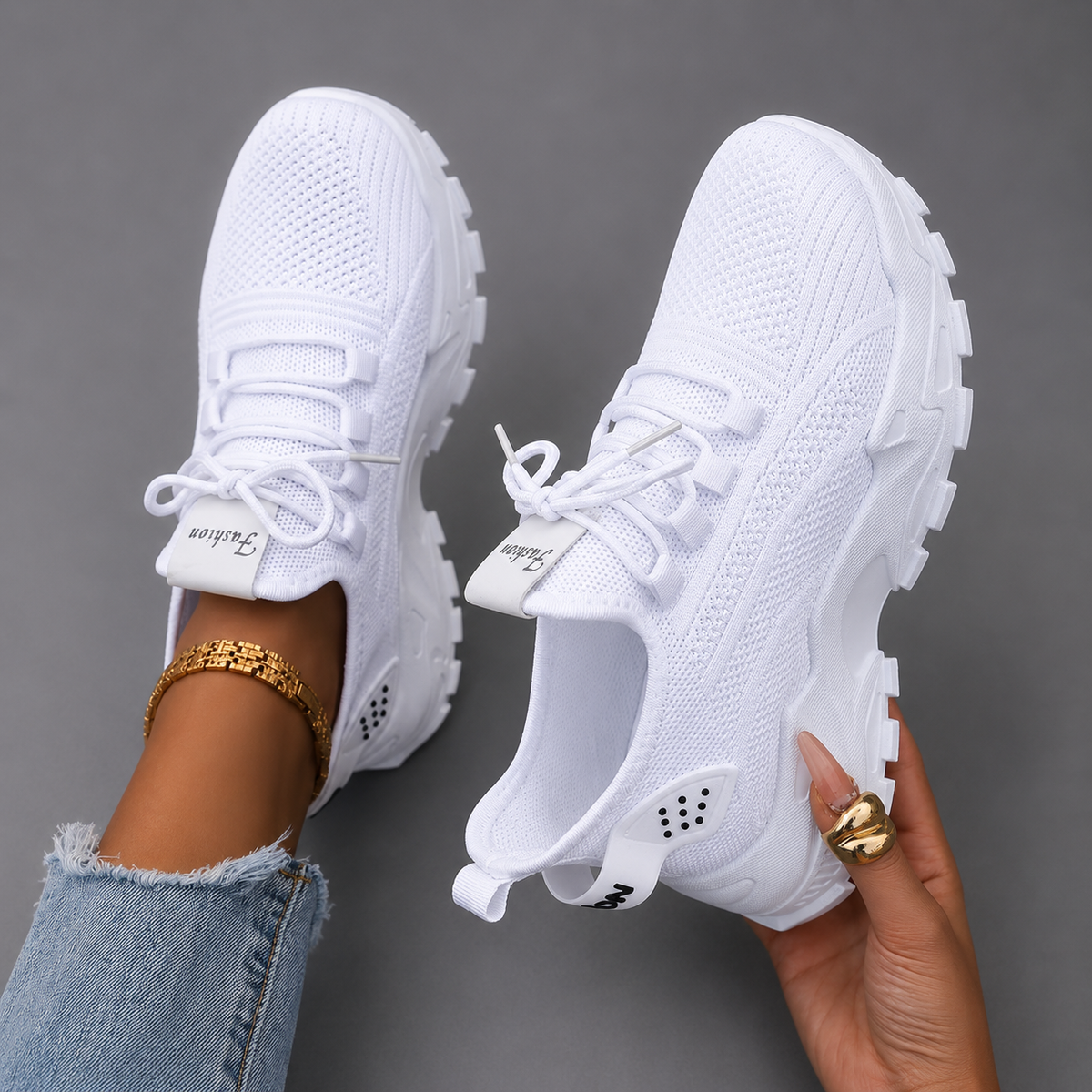 Lightweight Cushioned Casual Walking Trainers
