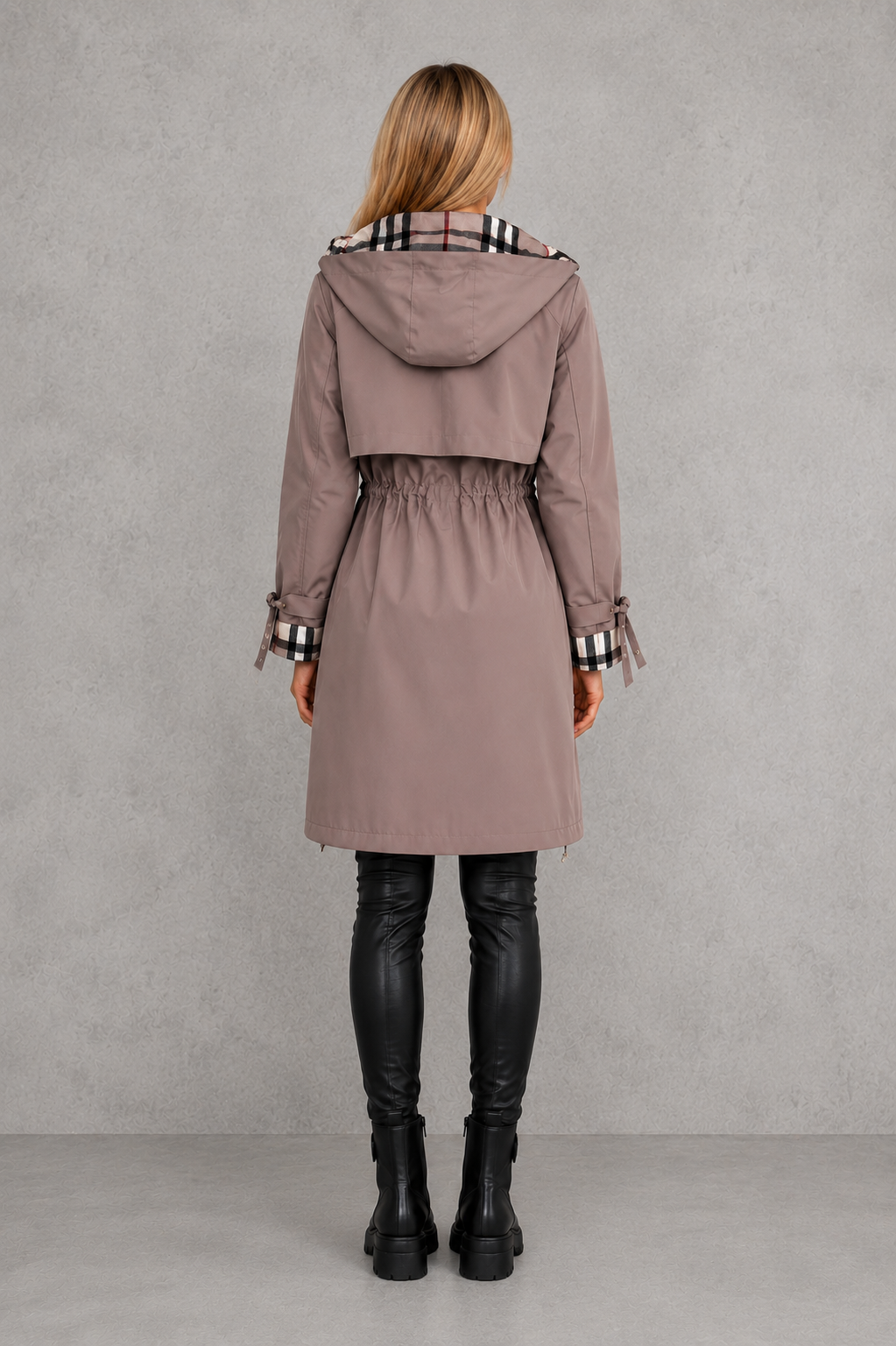 Hooded Waterproof Zip Coat
