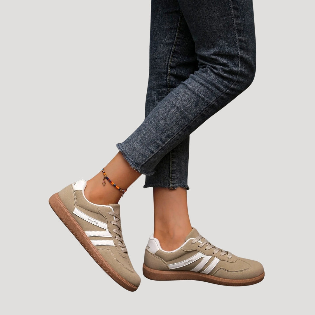 Lace-Up Low Top Casual Trainers