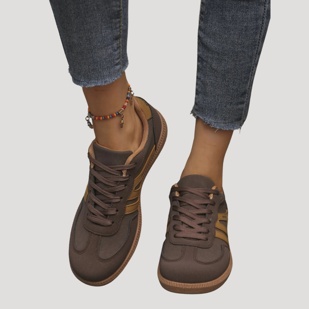 Lace-Up Low Top Casual Trainers