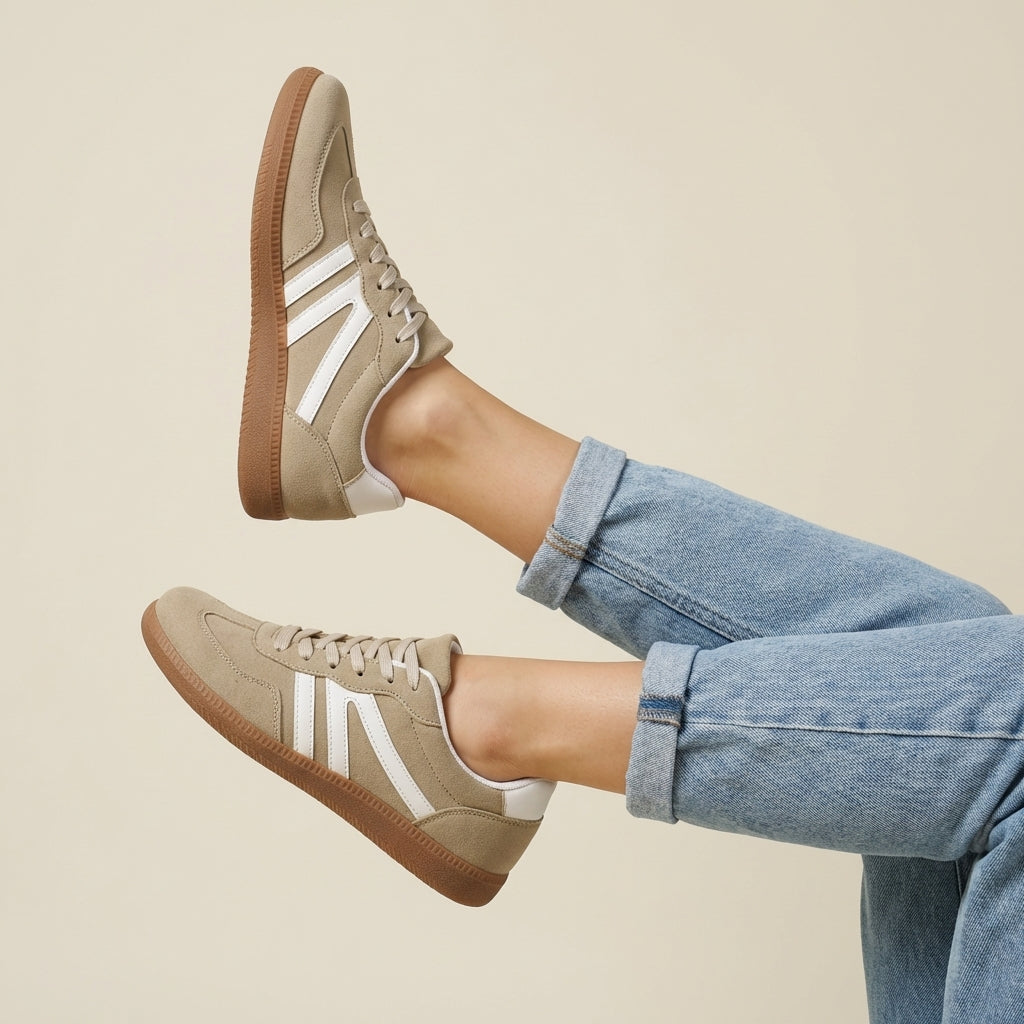 Lace-Up Low Top Casual Trainers