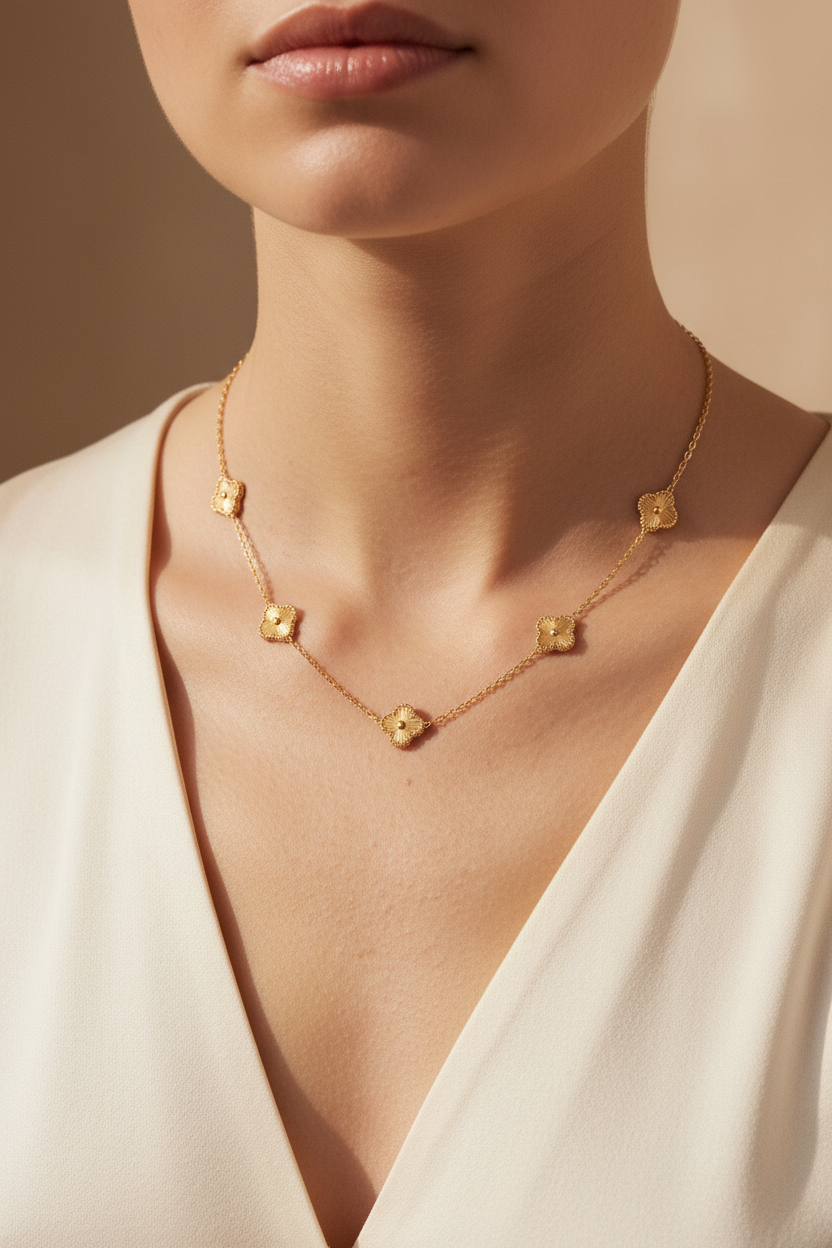 Blossom Chain Necklace | Ivory Nova