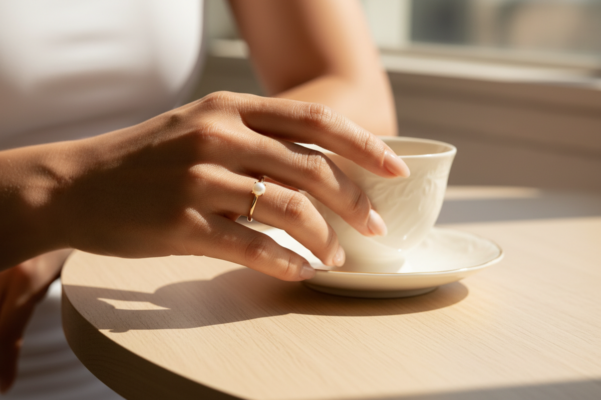 Pearl Ring | Gold-Plated
