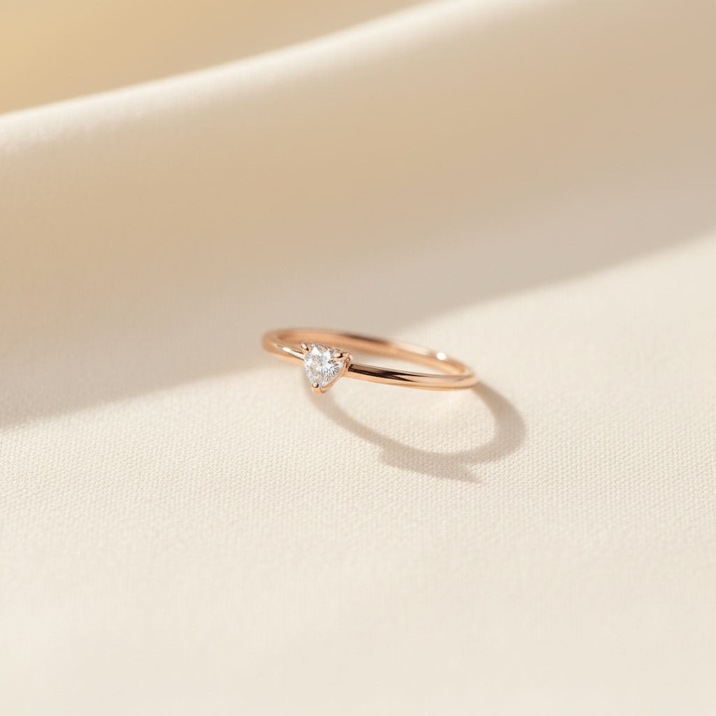 Heart Ring | Gold-Plated | Ivory Nova