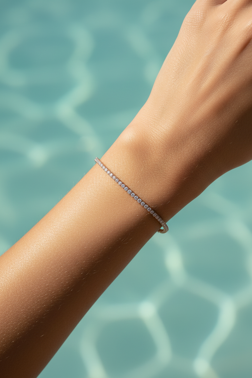 Stone Bracelet | Gold-Plated