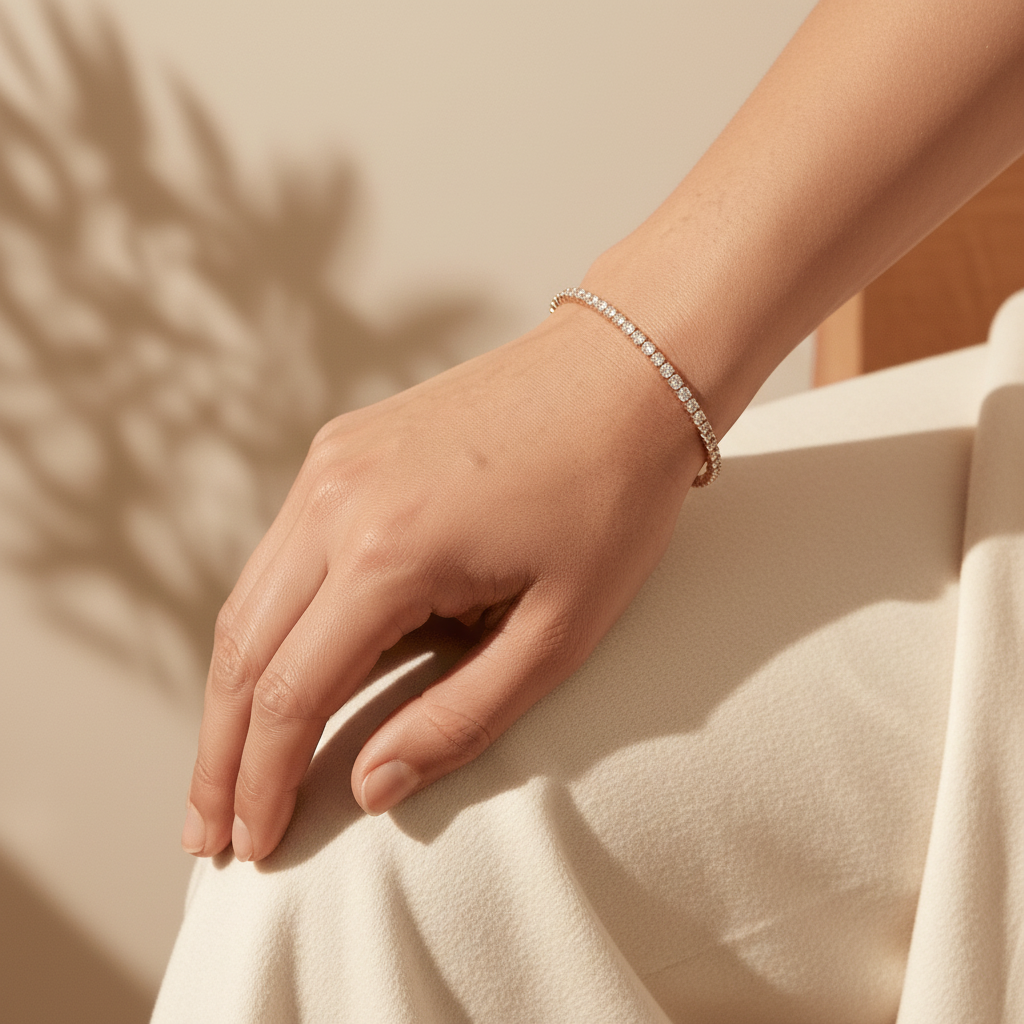 Stone Bracelet | Gold-Plated | Ivory Nova