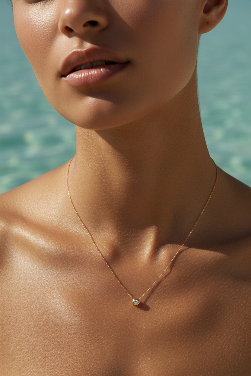Pendant Necklace | Gold-Plated