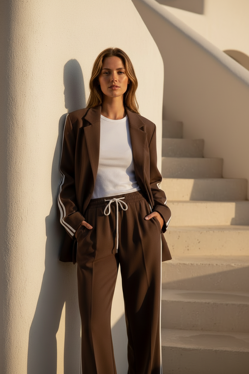 Blazer Wide Leg Co-Ord Set