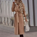 Belted Longline Wrap Trench Coat