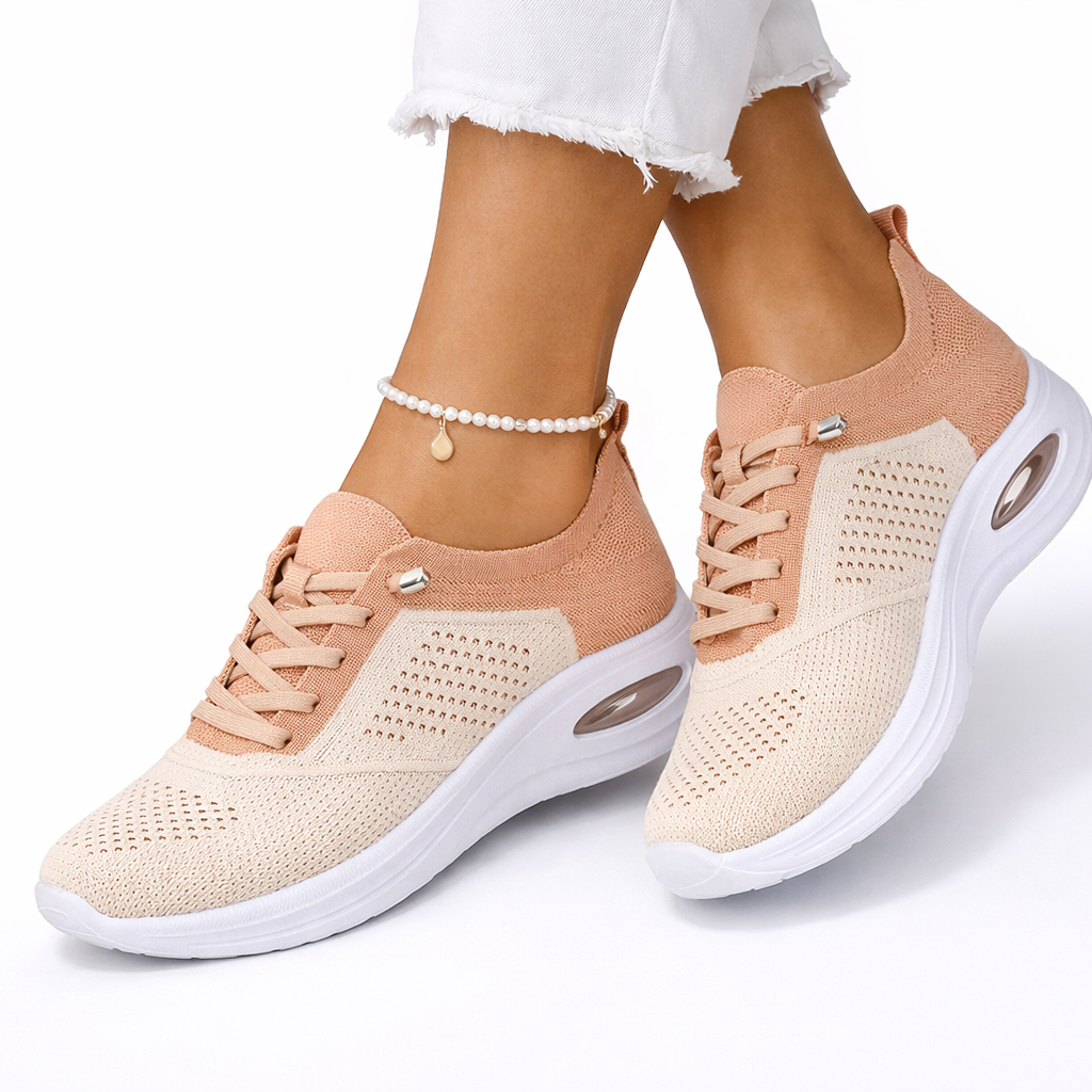 Slip-On Cushioned Walking Trainers