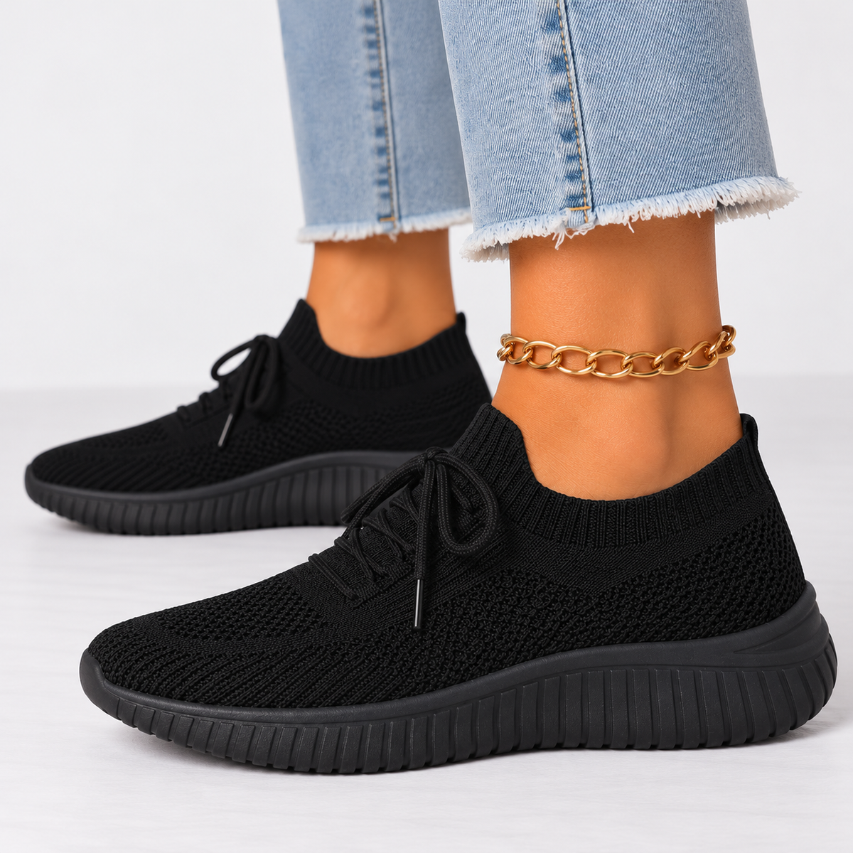 Women's Orthopedic Walking Shoes | Breathable Knit & Cushioned Sole