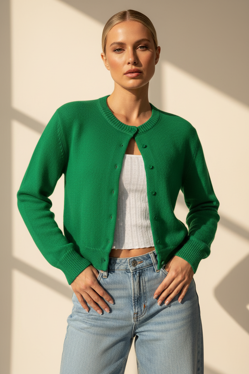 Long Sleeve Knit Cardigan