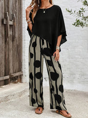 Elastic Waist Two Piece Co-Ord Set