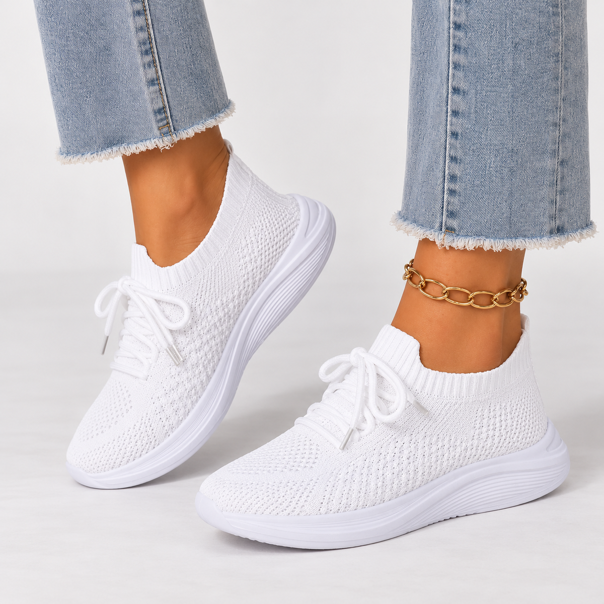 Women's Orthopedic Walking Shoes | Breathable Knit & Cushioned Sole