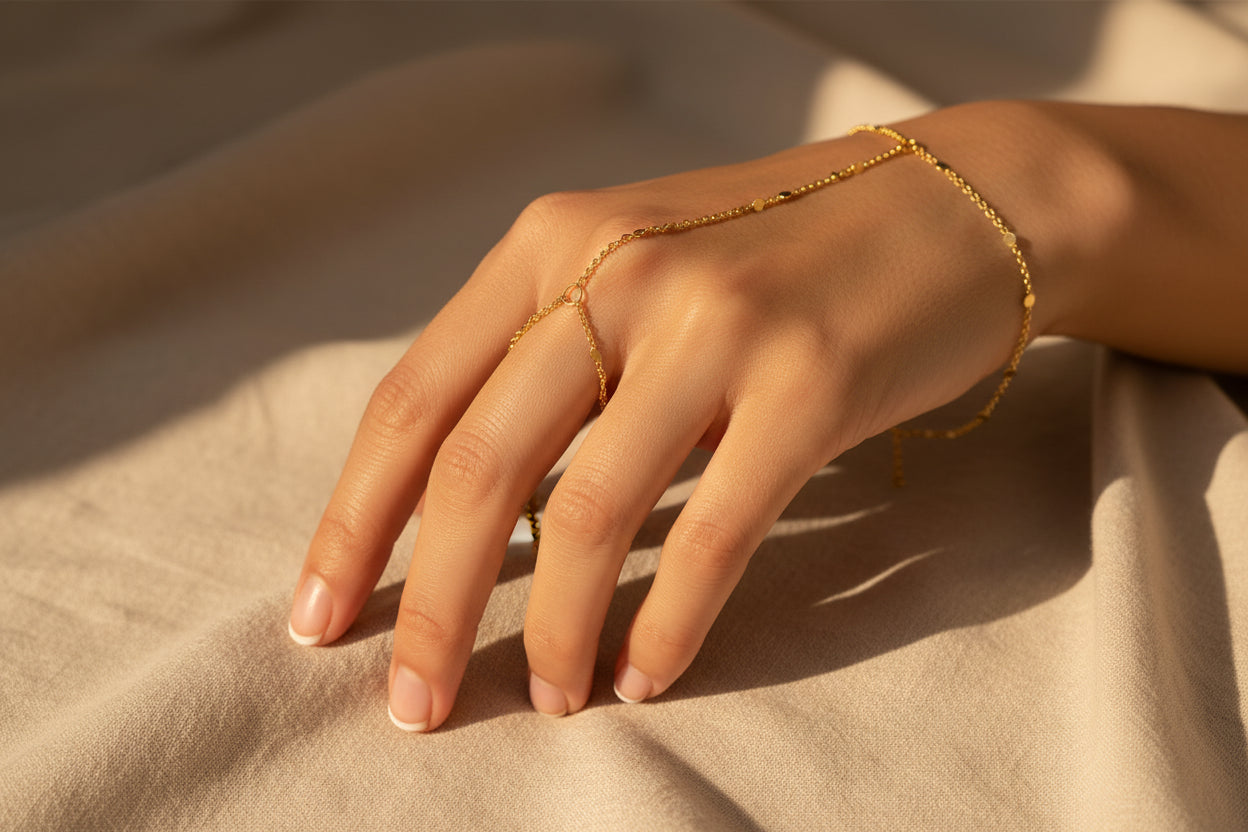 Minimal Chain Bracelet | Ivory Nova