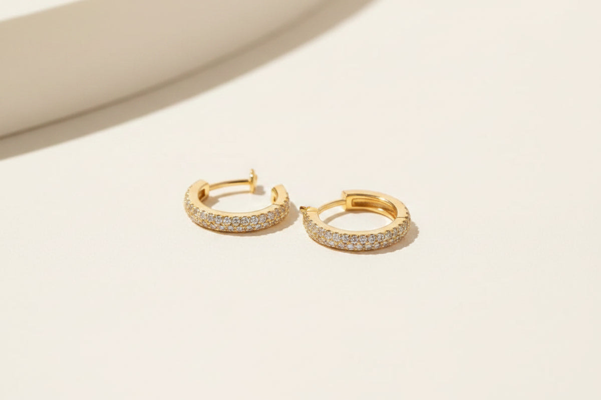Sparkle Hoop Earrings