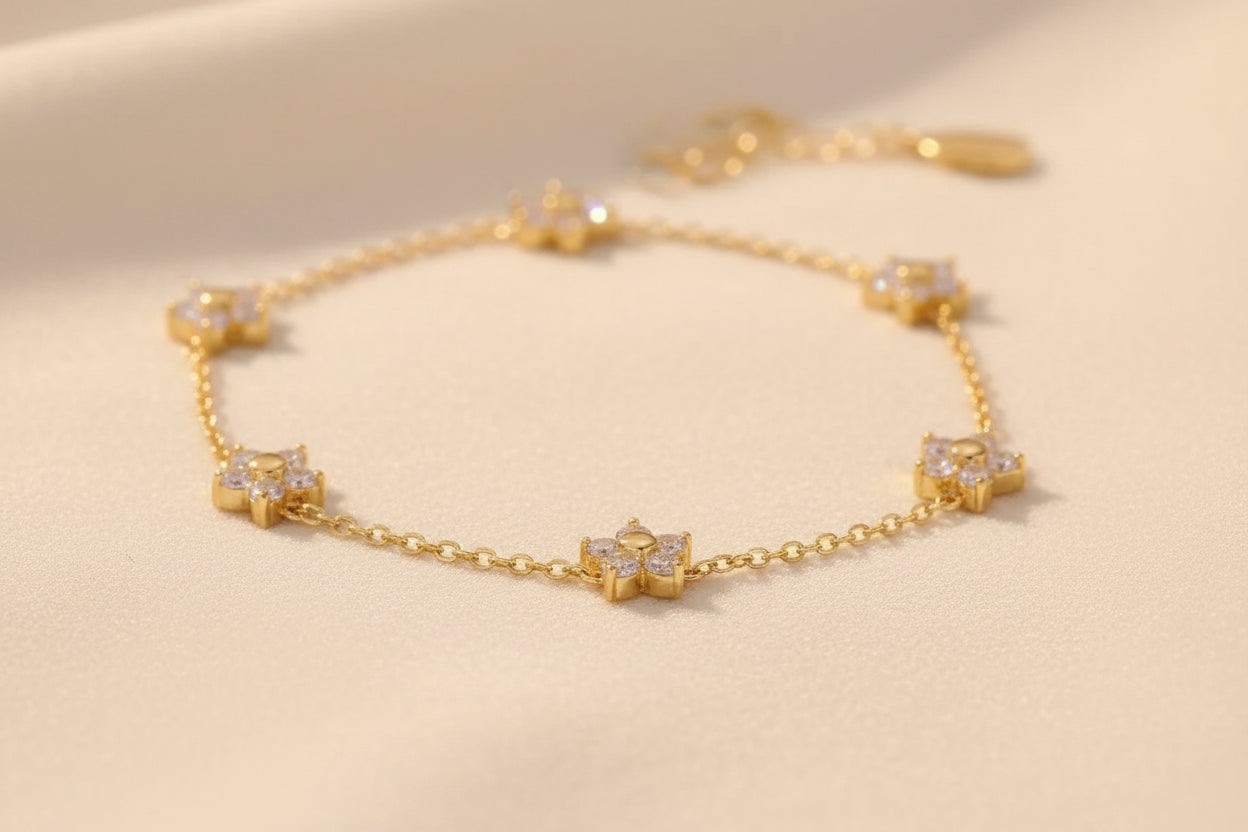 Flower Bracelet | Ivory Nova