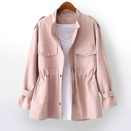 Belted Notch Lapel Blazer