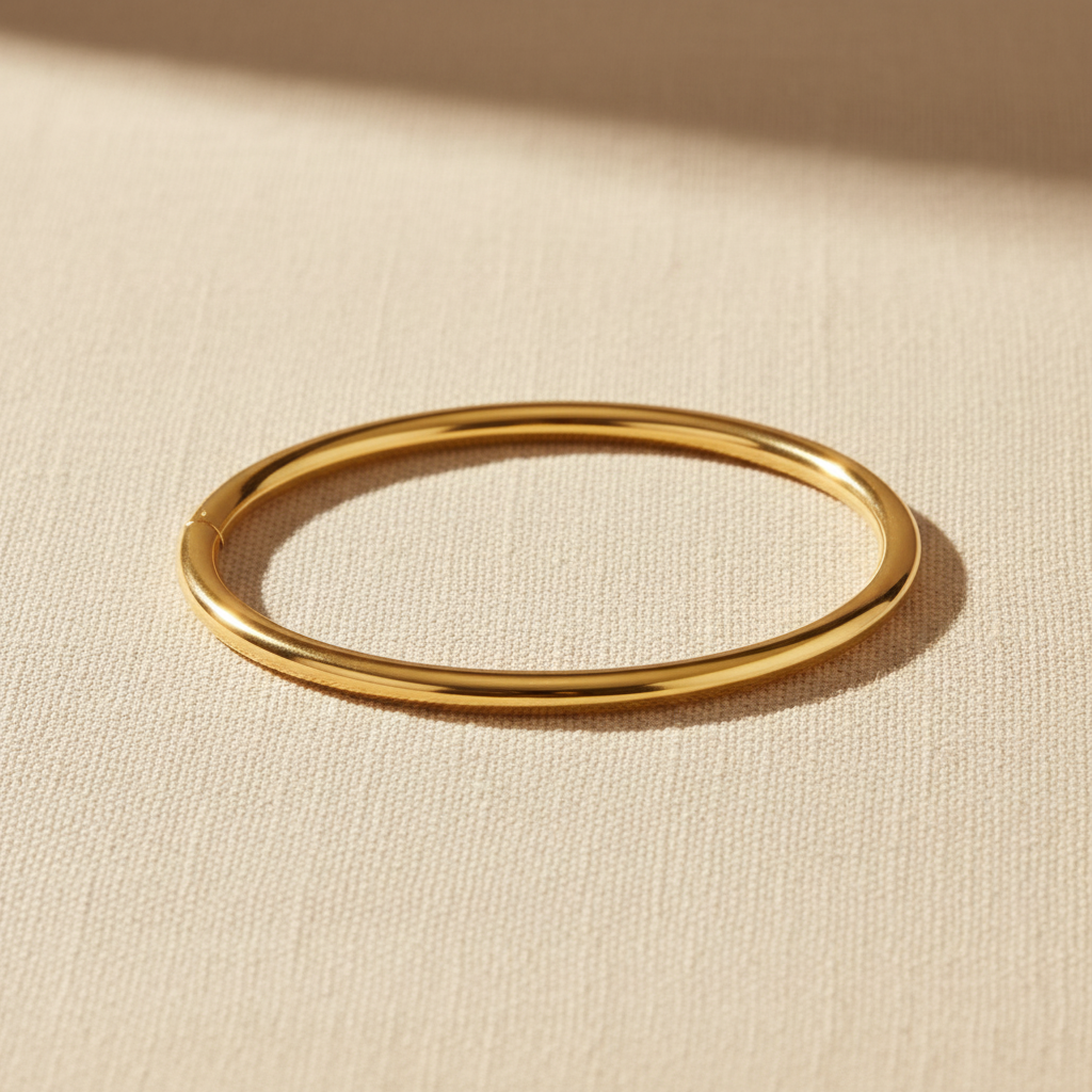 Classic Bangle Bracelet | Gold-Plated