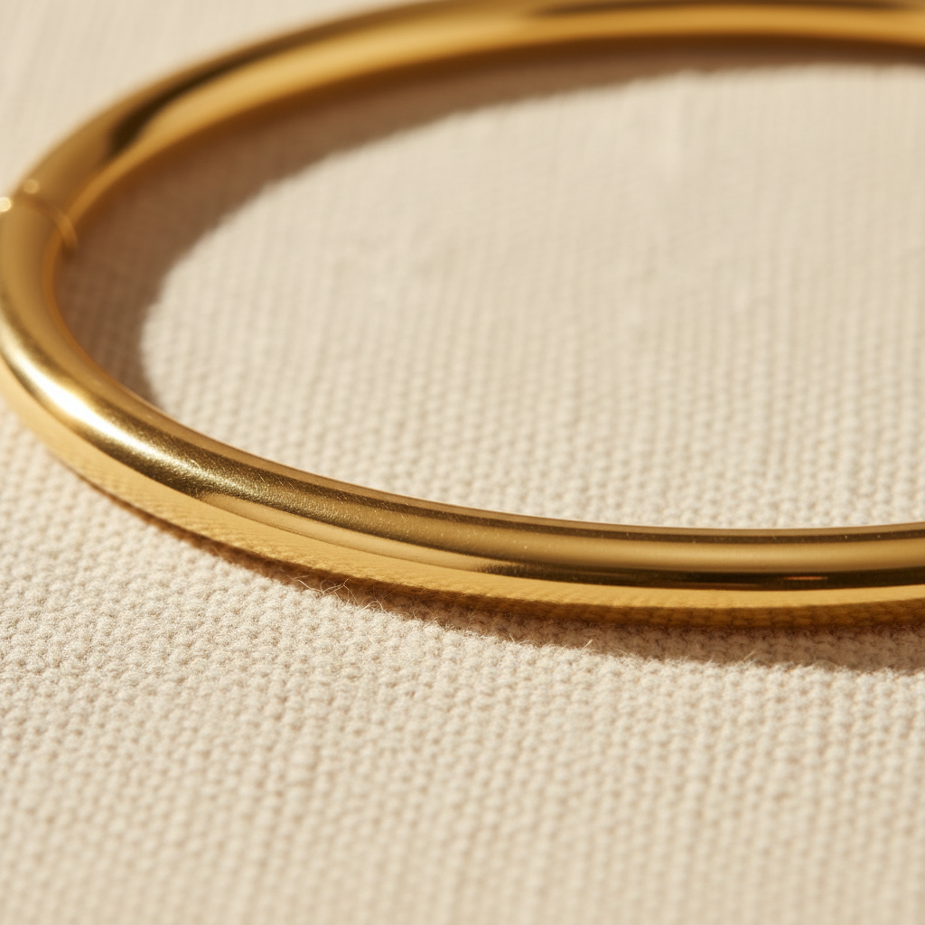 Classic Bangle Bracelet | Gold-Plated