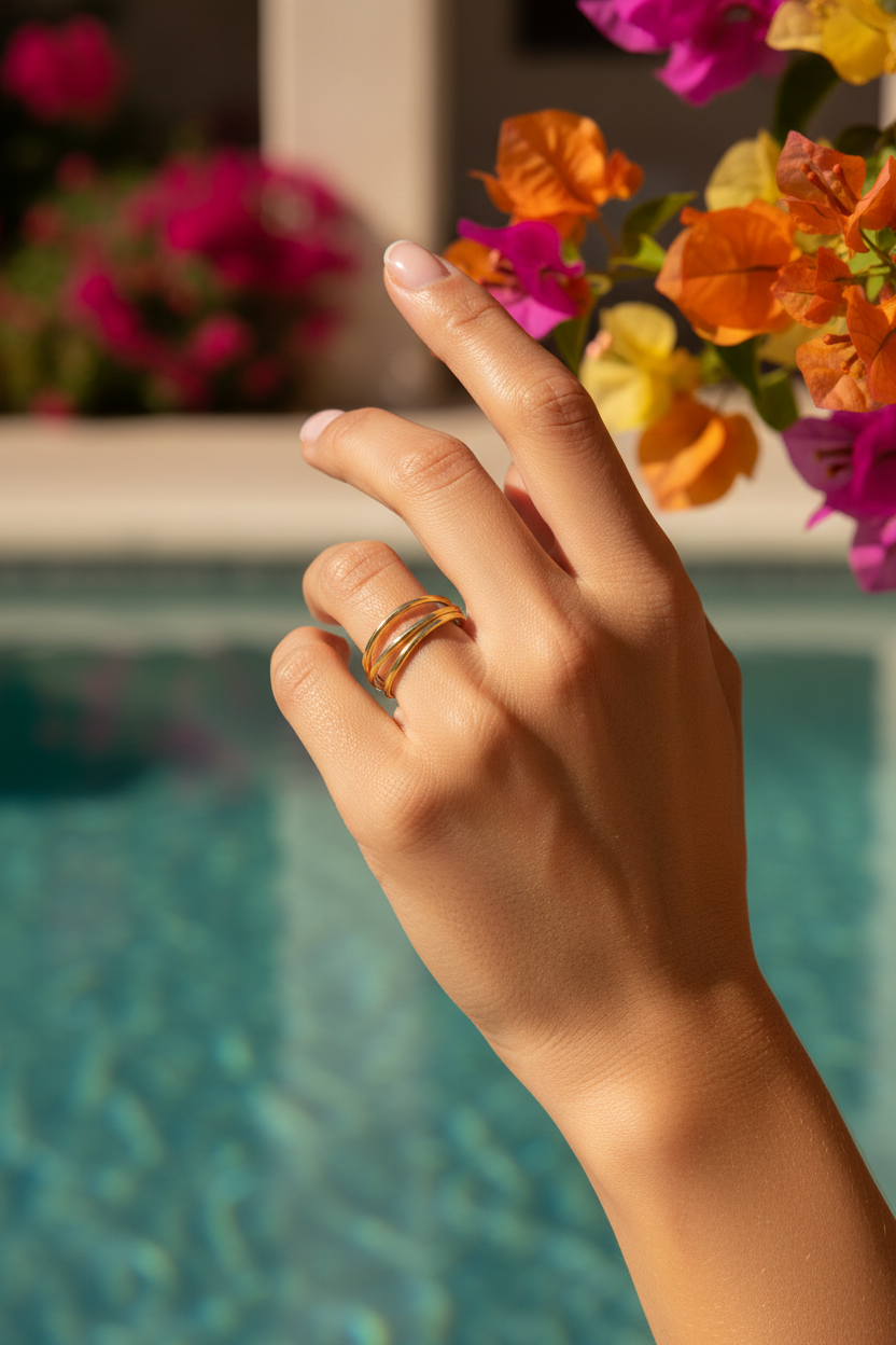 Intertwined Band Ring | Gold-Plated