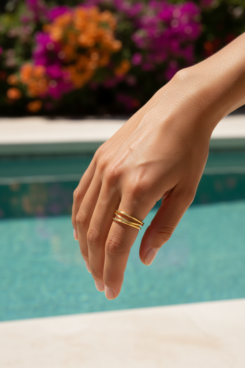 Intertwined Band Ring | Gold-Plated