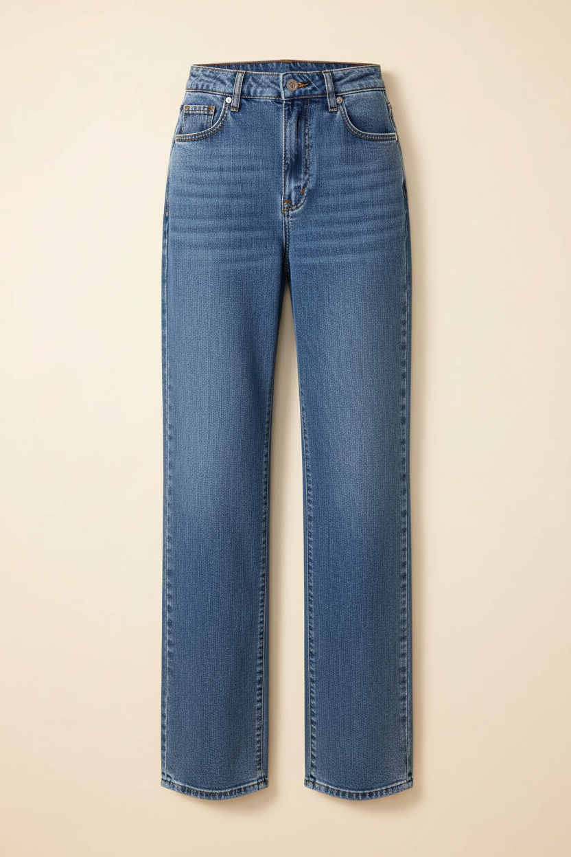 High Waist Wide Leg Jeans