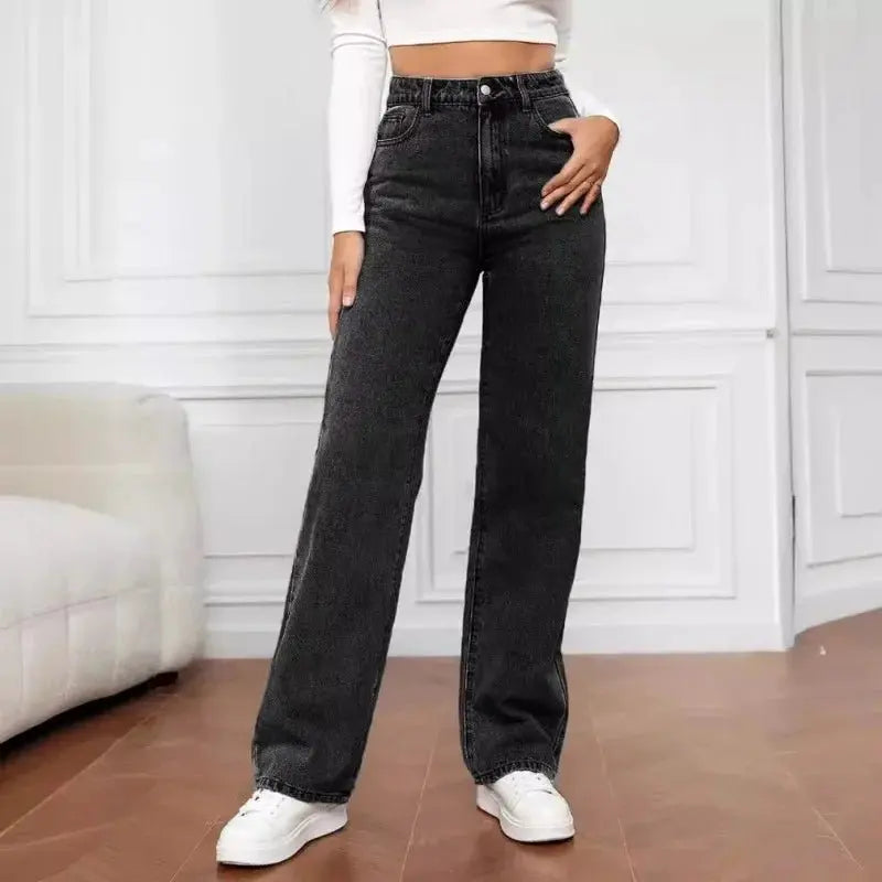 High Waist Wide Leg Jeans