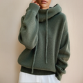 Oversized Knit Hooded Sweater